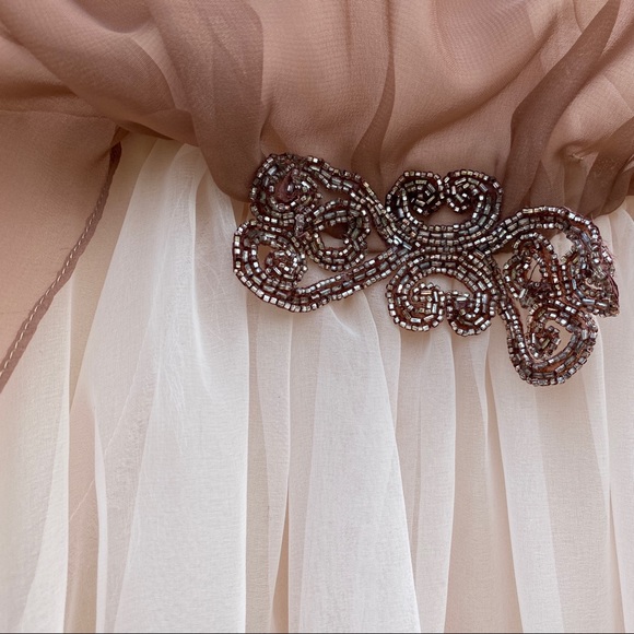 Vintage 60s emma doml sheer cape dress 16 - Picture 6 of 8